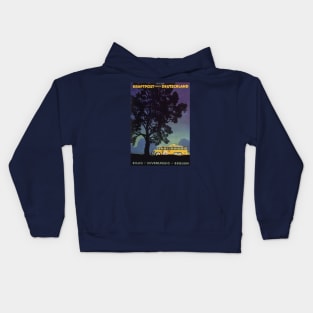 Vintage Travel Poster, Germany Kids Hoodie